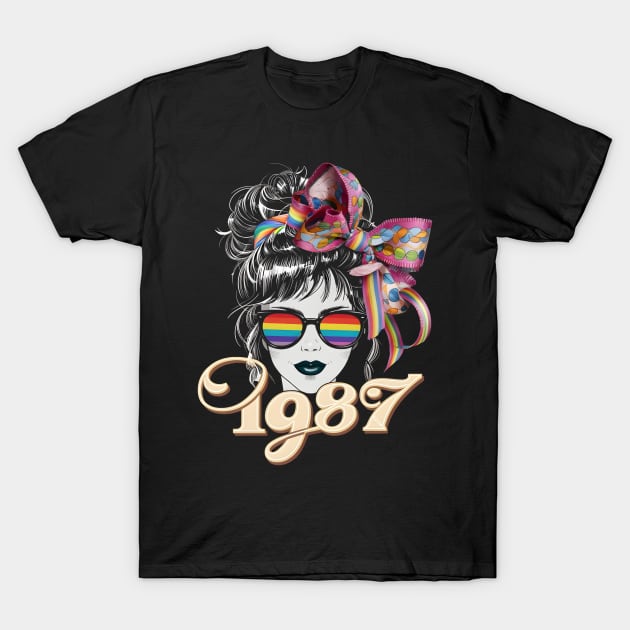 1987 birthday gifts T-Shirt by Japanese Fever